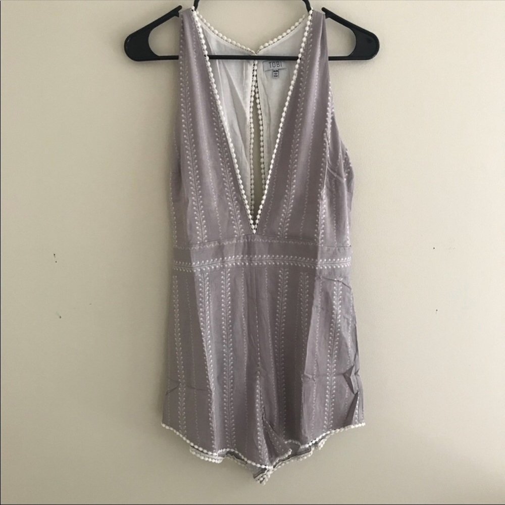 TOBI plunge romper